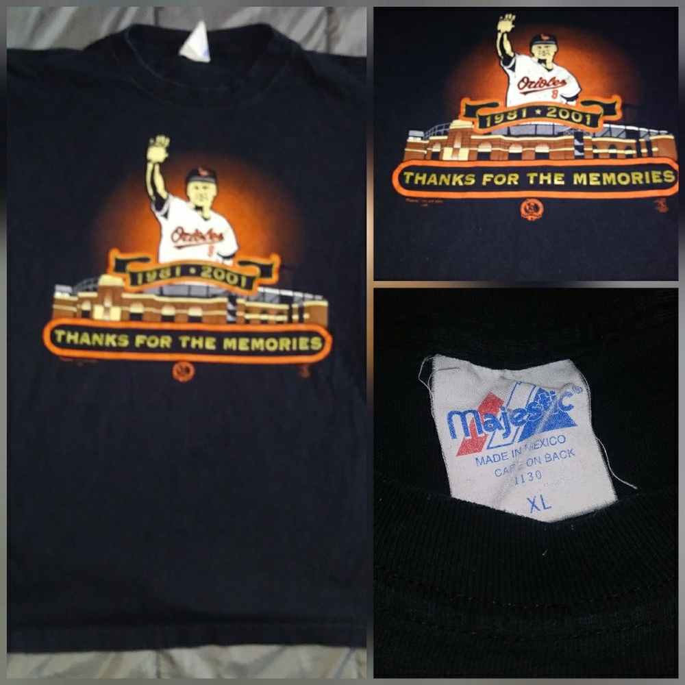 Vintage Cal Ripken Jr. Majestic T-Shirt Men's XL